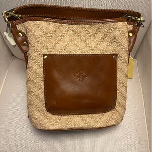 Patricia Nash Tan and Brown Shoulder Bag